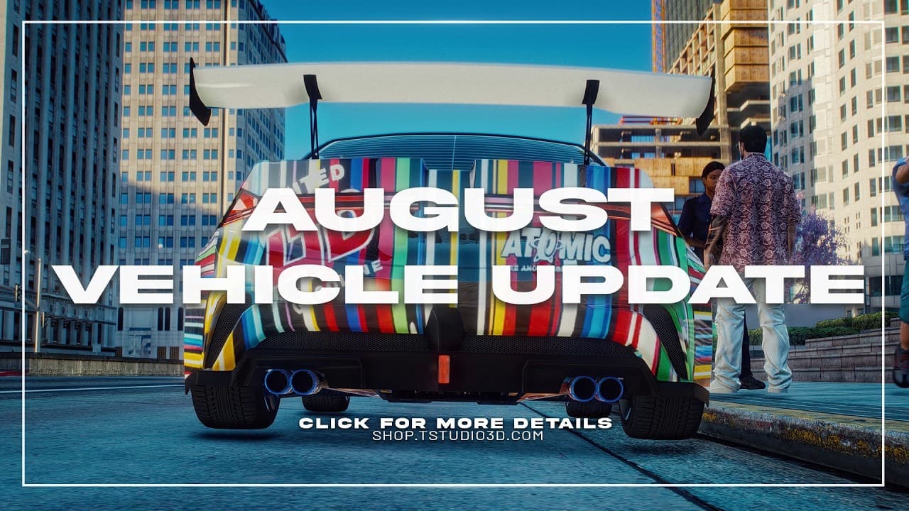 August Lore Friendly Vehicle Update GTA RP FiveM